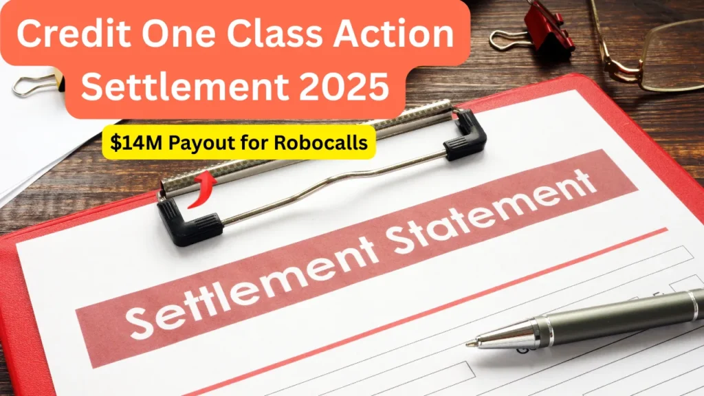 Credit One Class Action Settlement 2025