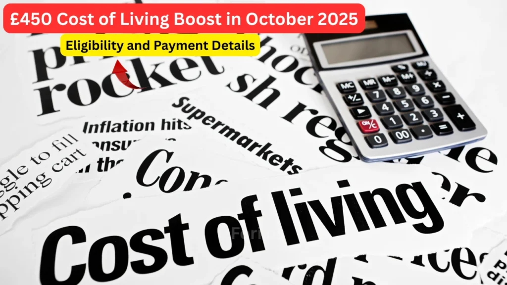 £450 Cost of Living Boost in October 2025