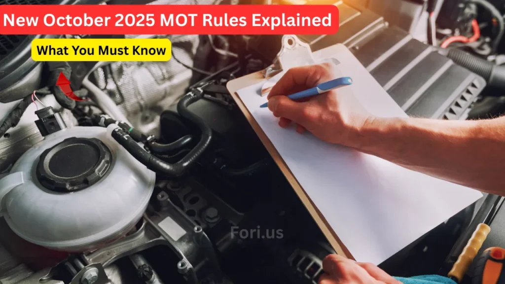 New October 2025 MOT Rules Explained