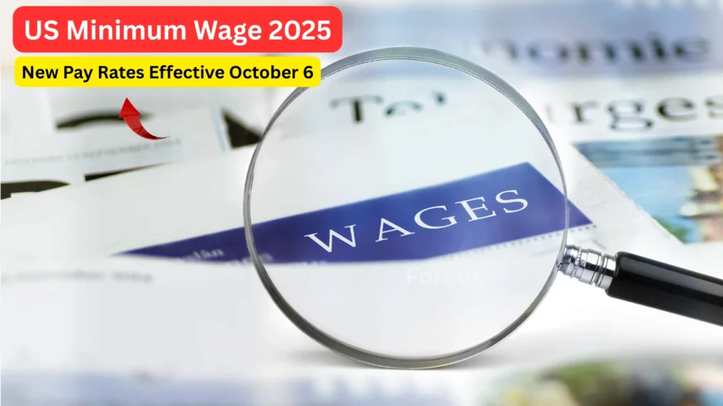 US Minimum Wage 2025: New Pay Rates Effective October 6 US Minimum Wage 2025