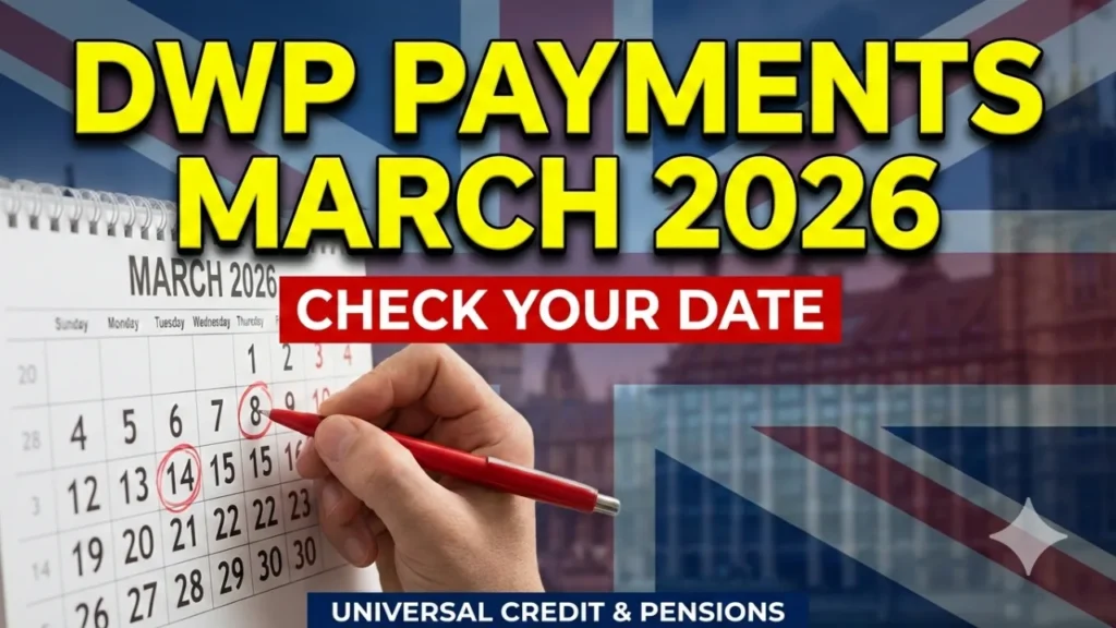 DWP Payments March 2026