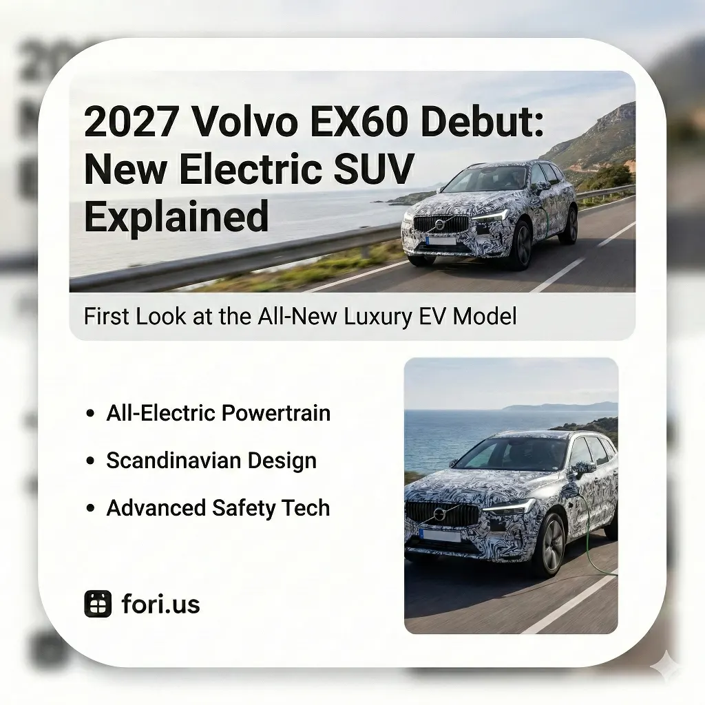 2027 Volvo EX60 Debut