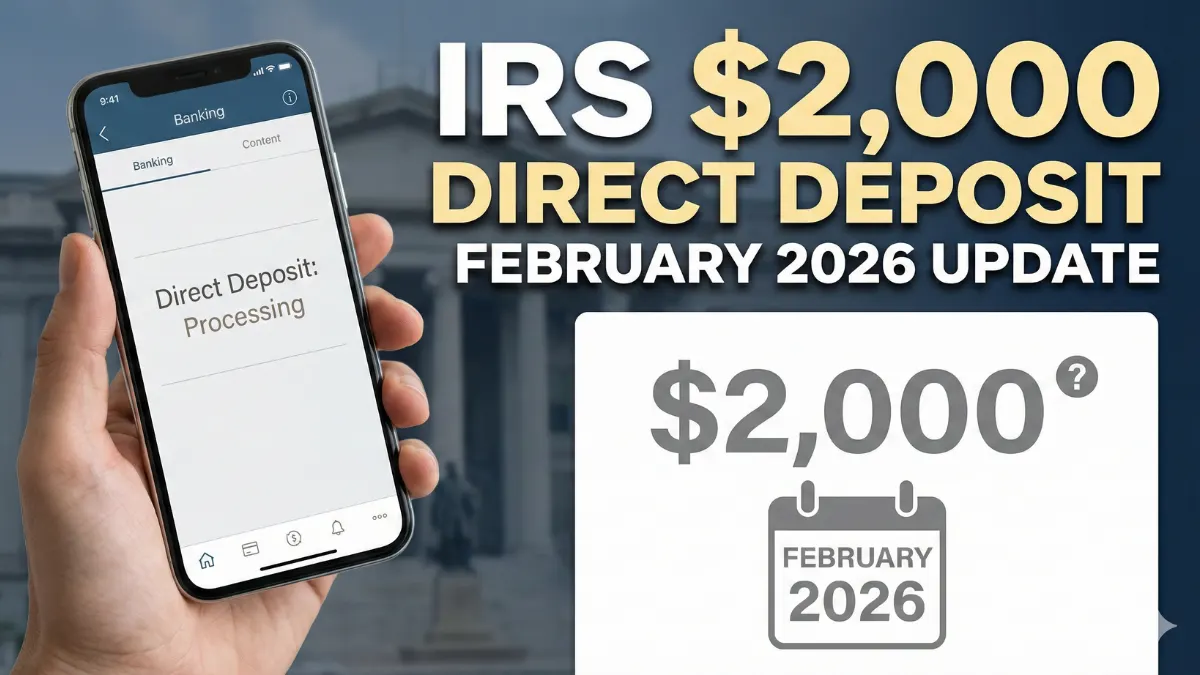 IRS $2000 Direct Deposit