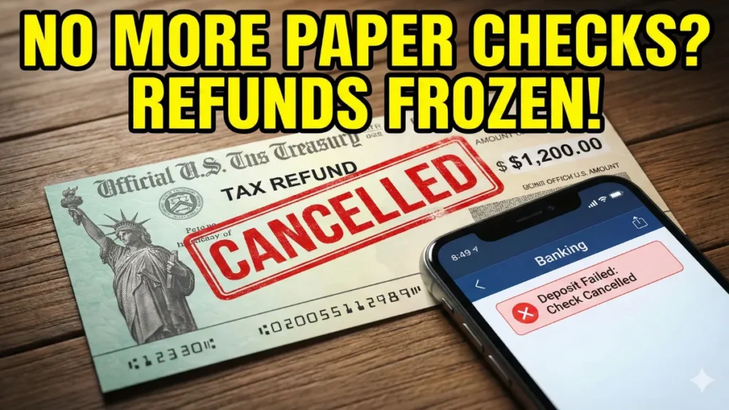 IRS Paper Check Phaseout 2026: Why Your Refund is Frozen IRS Paper Check Phaseout 2026