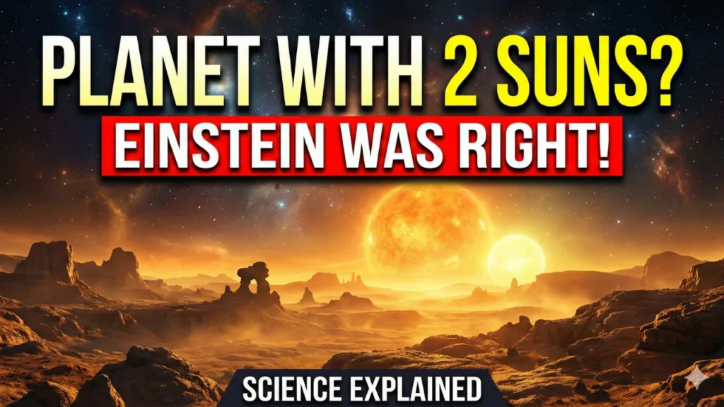 Planet with Two Suns: Einstein’s Answer Explained