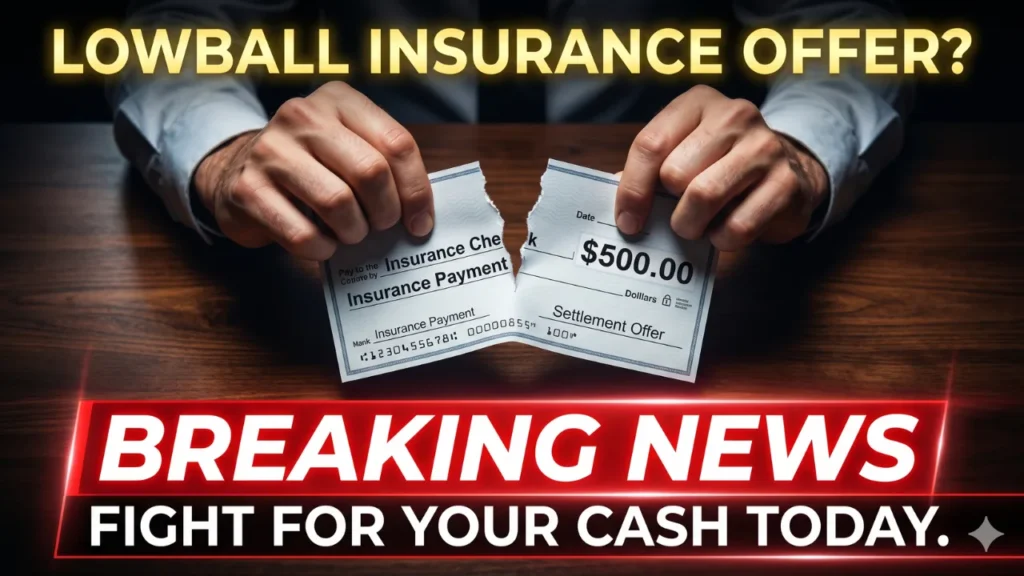 Lowball Insurance Offer? Why You Must Hire A Car Wreck Lawyer A Car Wreck Lawyer