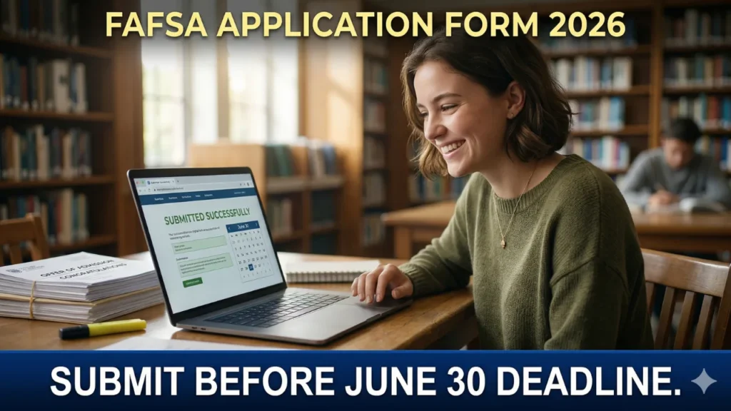FAFSA Application Form 2026: Official Deadlines And Steps FAFSA Application Form 2026