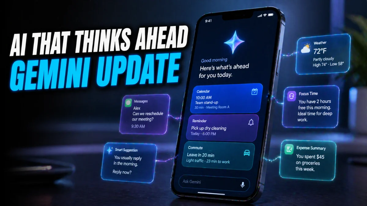Google Gemini Proactive Assistance