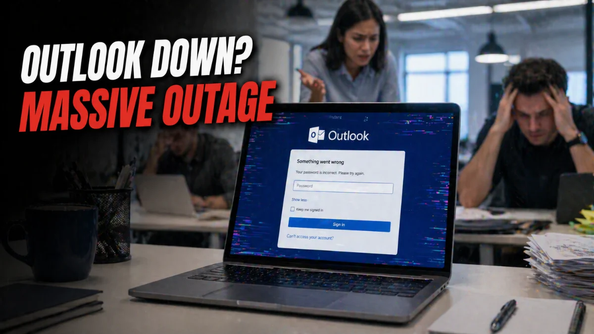 Microsoft Outlook and Hotmail Outage