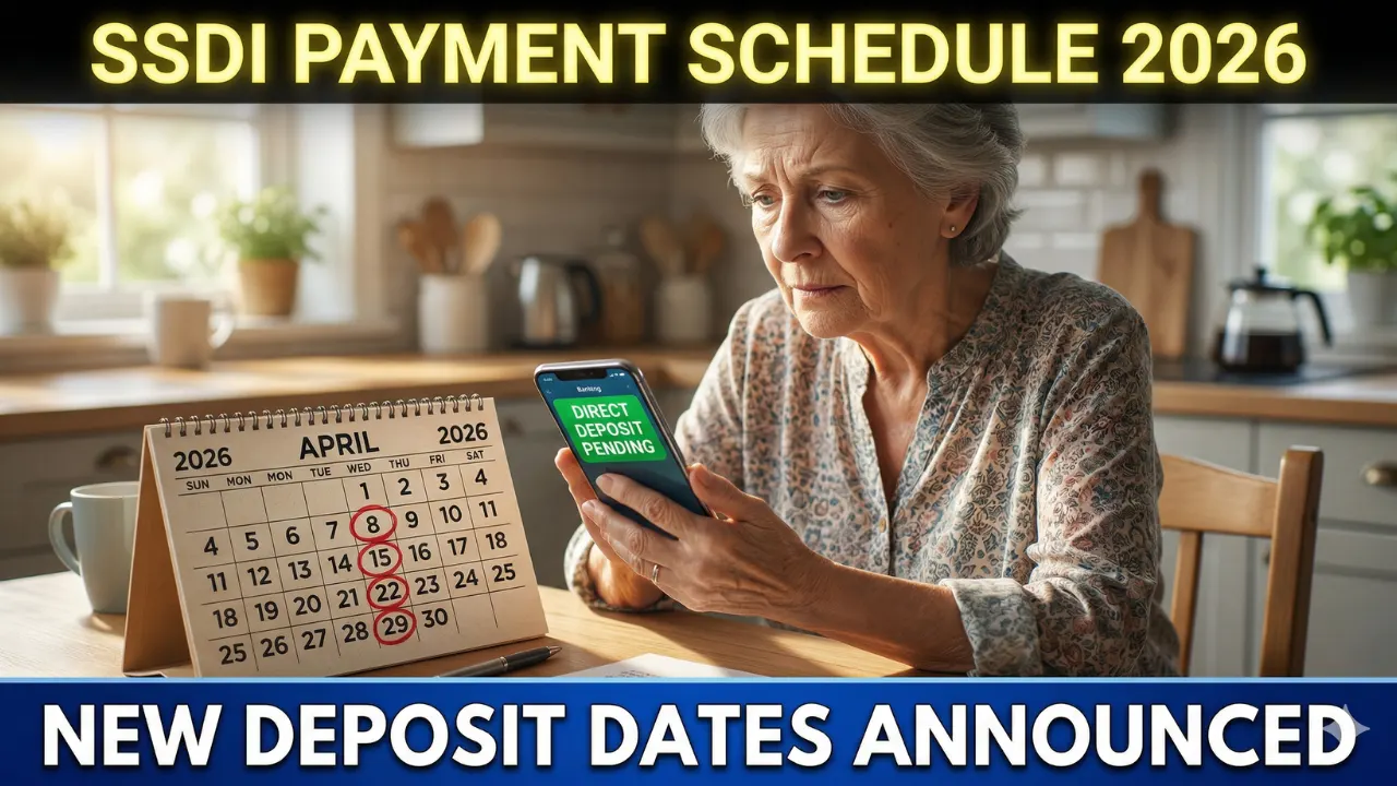 SSDI Payment Schedule 2026
