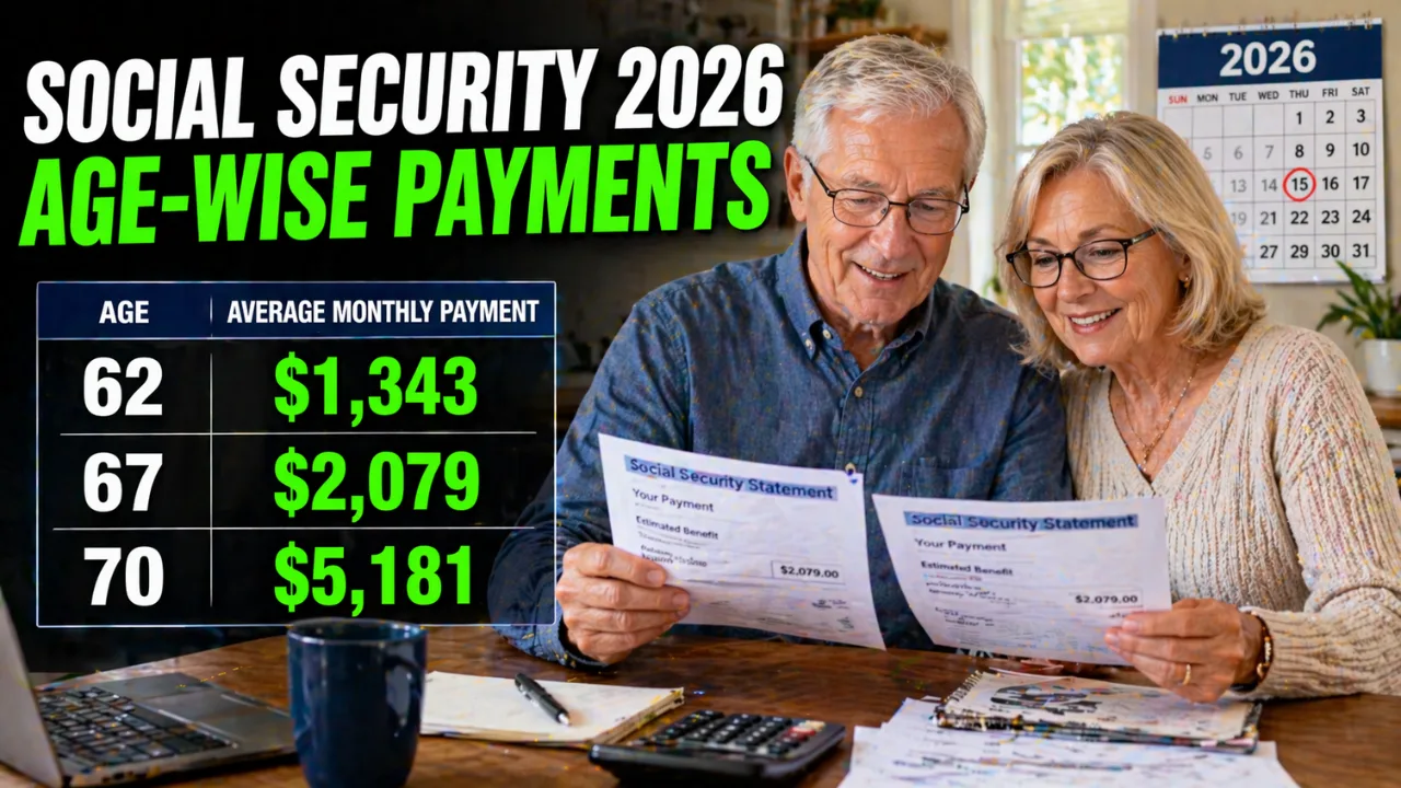 Social Security Age Wise Payments 2026