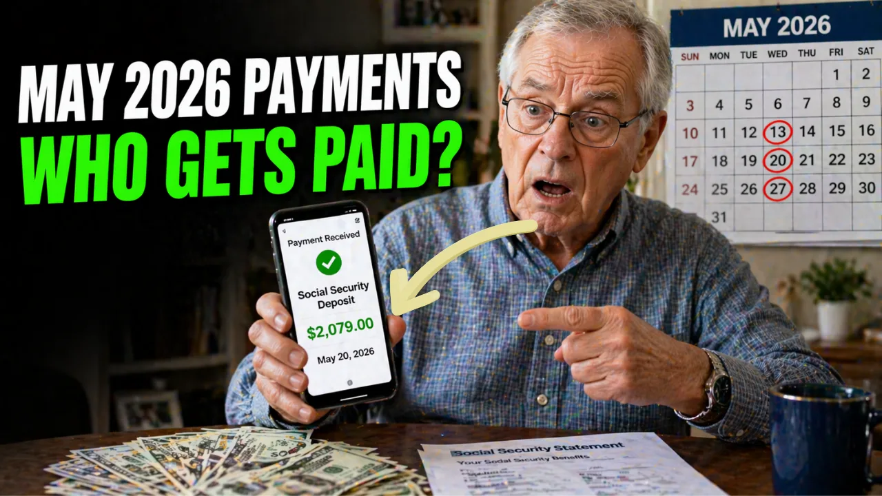 Social Security May Payment Calendar 2026