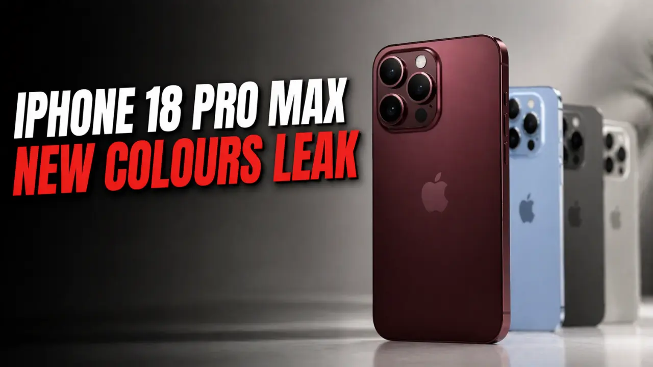 iPhone 18 Pro Max Colours Leak