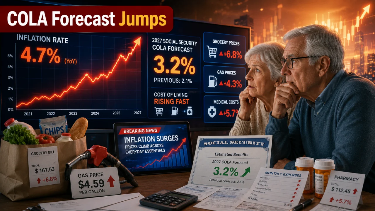 2027 Social Security COLA Forecast Jumps
