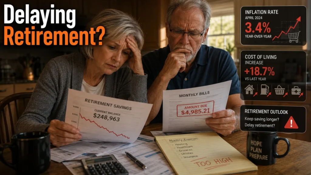 Millions of Americans Are Delaying Retirement as Living Costs Continue Rising Americans Are Delaying Retirement