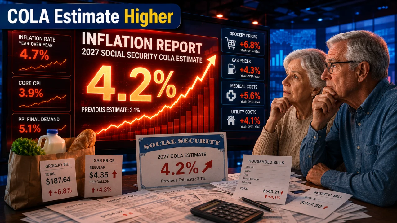 Inflation Report Resets 2027 Social Security COLA Estimate Higher