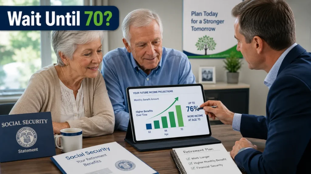 New Social Security Study Says Waiting Until 70 Could Mean Much Higher Income