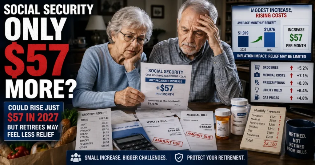 Social Security Could Rise Just $57 In 2027