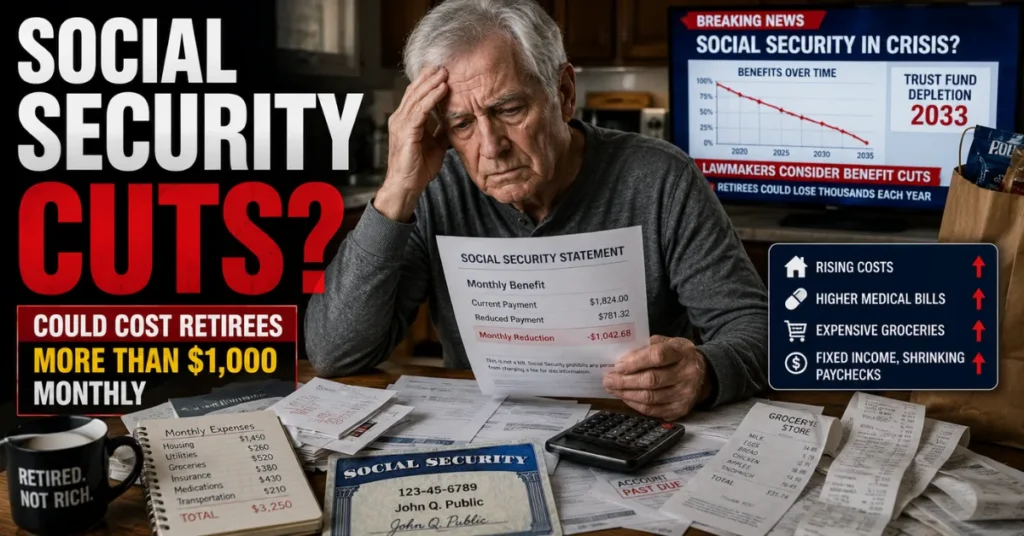 Social Security Cut Scenario Could Cost Retirees More Than $1,000 Monthly Social Security Cut Scenario