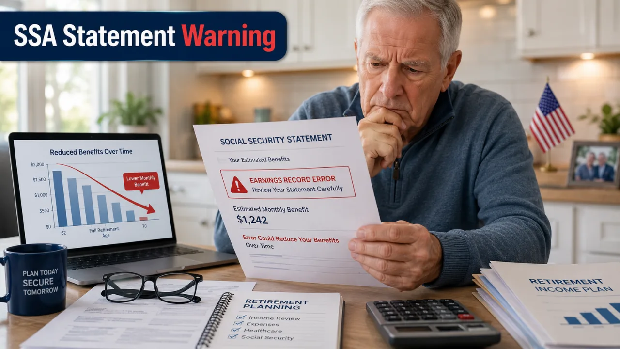 Social Security Warning Says One Small Statement Error Could Reduce Retirement Benefits