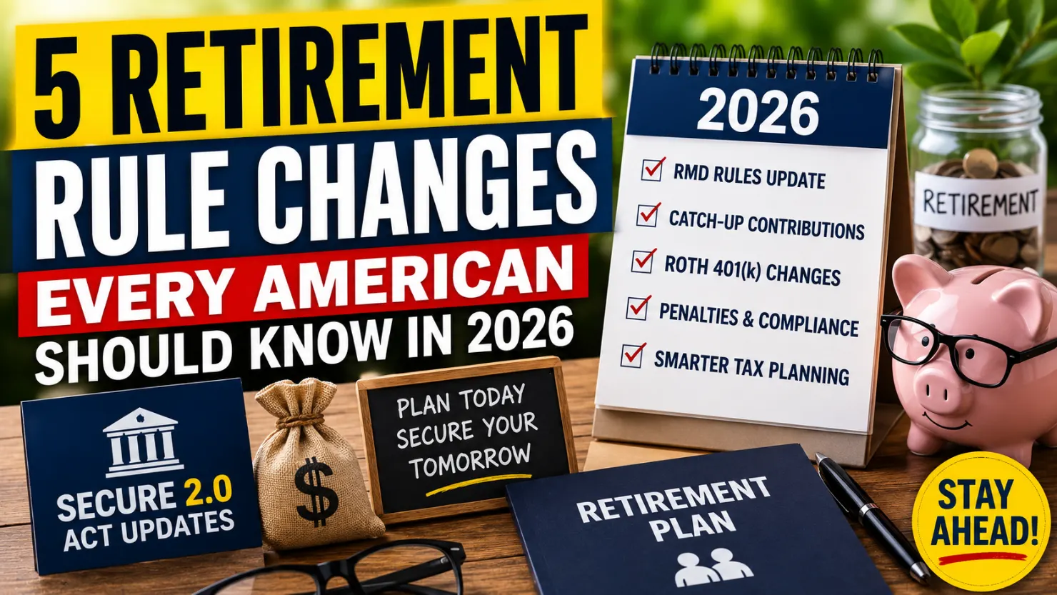5 Retirement Rule Changes Every American Should Know in 2026