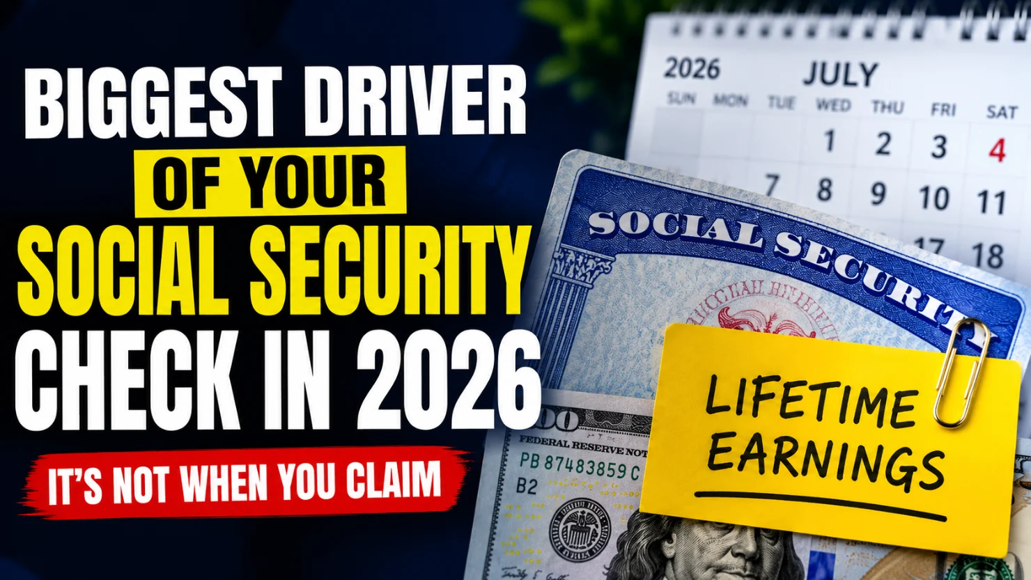 Biggest Driver of Your Social Security Check in 2026