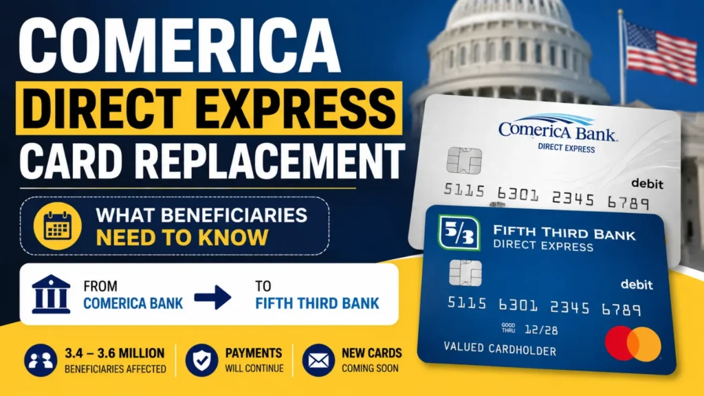 Comerica Direct Express Card Replacement