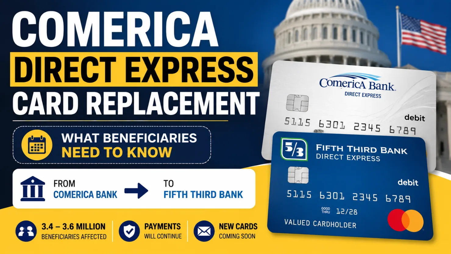 Comerica Direct Express Card Replacement