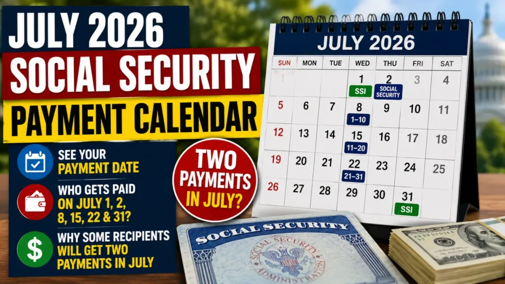 July 2026 Social Security Payment Calendar