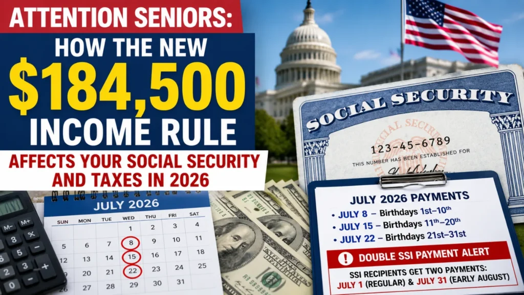 New $184,500 Social Security Income Rule