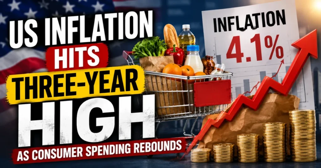 US Inflation Hits Three-Year High