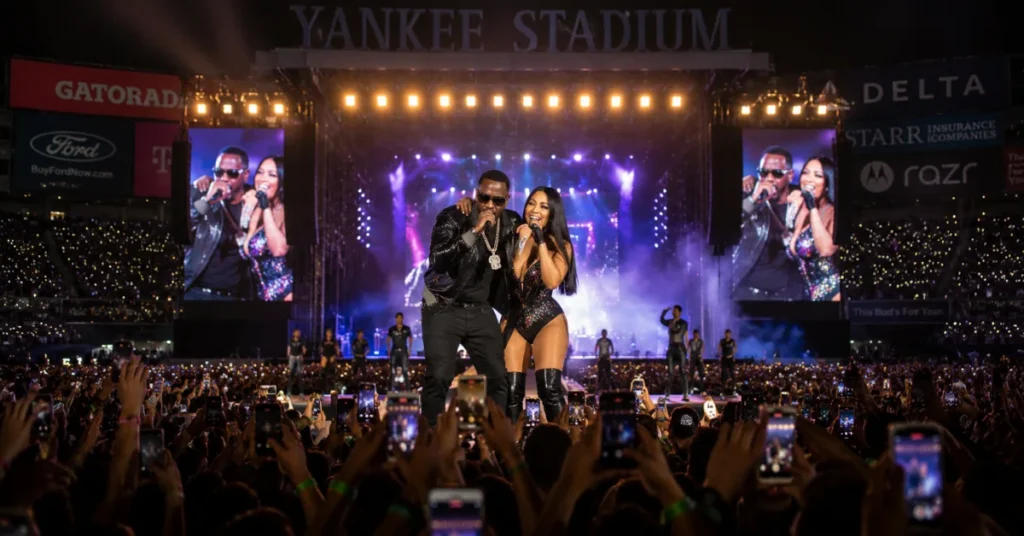Jay-Z Concert Surprise Guests Beyonce, Blue Ivy, and Nas Stun New York Crowd Jay-Z Concert Surprise Guests Beyonce